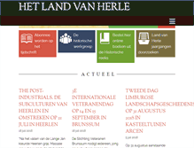 Tablet Screenshot of landvanherle.nl